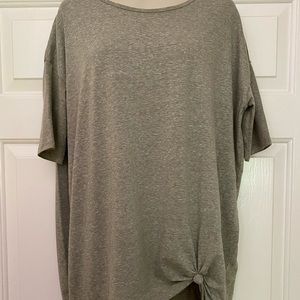 LuLaRoe Irma Sage Heather Tunic Size Small